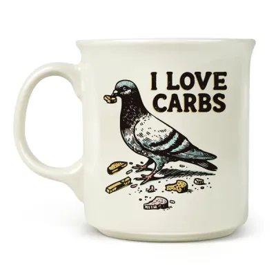 Fred I Love Carbs Mug