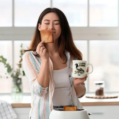 Fred I Love Carbs Mug