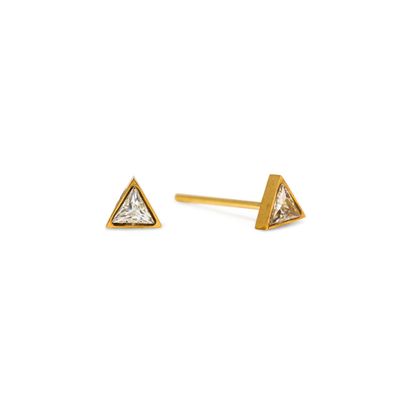 Lover's Tempo Waterproof Sail Triangle CZ Stud Lover's Tempo Waterproof Sail Triangle CZ Stud