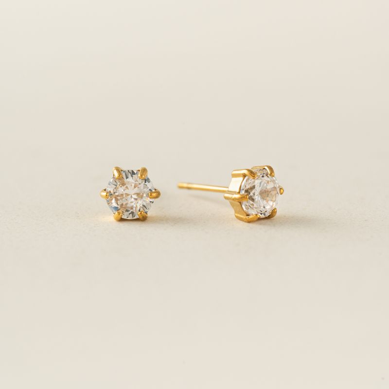Lover's Tempo Waterproof Sol CZ Stud Earrings
