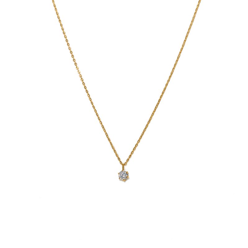 Lover's Tempo Waterproof Sol CZ Necklace