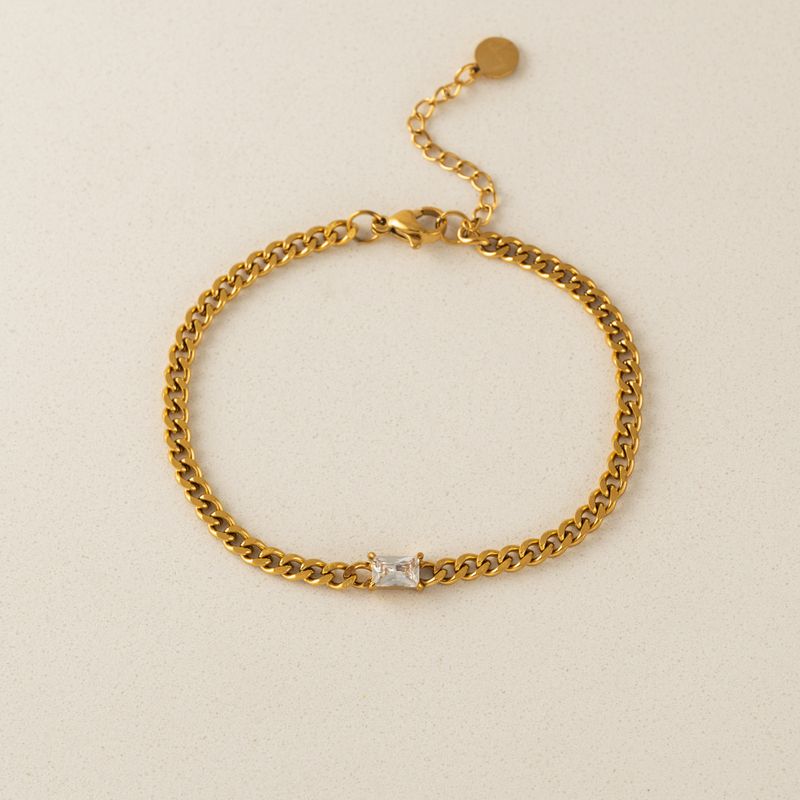 Lover's Tempo Waterproof Zya CZ Curb Bracelet Lover's Tempo Waterproof Zya CZ Curb Bracelet