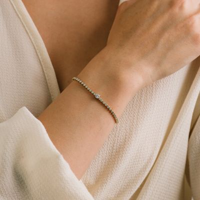 Lover's Tempo Waterproof Luma CZ Tennis Bracelet