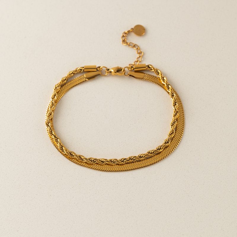 Lover's Tempo Waterproof Shore Layered Bracelet