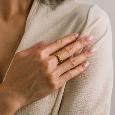 Lover's Tempo Waterproof Shell Open Ring