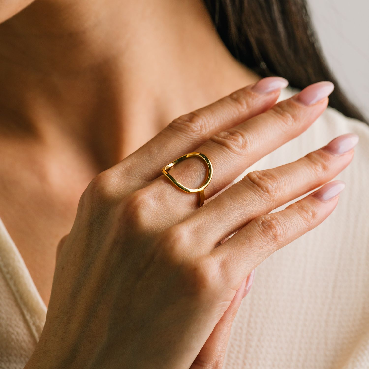 Lover's Tempo Waterproof Lato Circle Ring