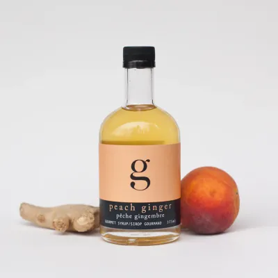 Gourmet Inspirations Peach Ginger Syrup