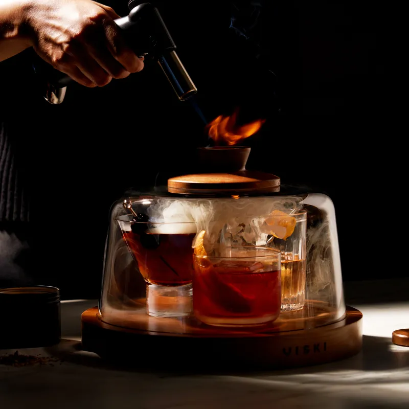 Viski Alchemi Cocktail Smoking Dome
