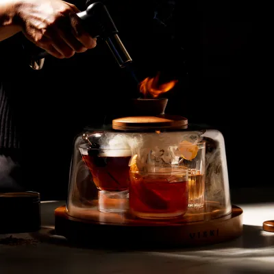 Viski Alchemi Cocktail Smoking Dome