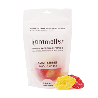 Karameller Sour Kisses 125g Pouch