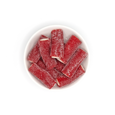 Karameller Sour Rambo Strawberry Log 125g Pouch
