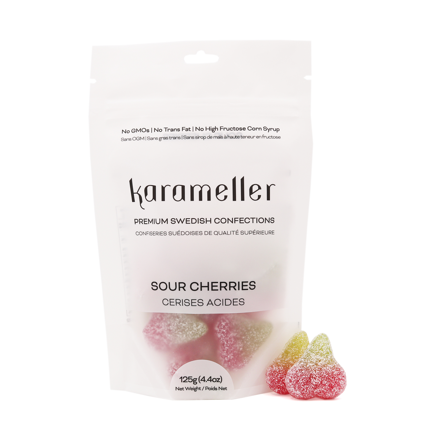 Karameller Sour Cherries 125g Pouch