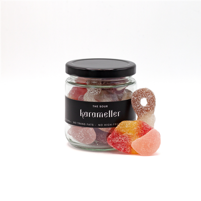 Karameller Sour Mix 200g Jar