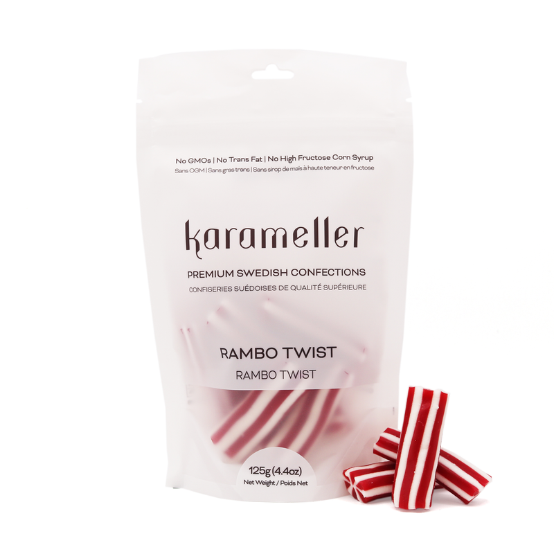 Karameller Rambo Twists 125g Pouch Karameller Rambo Twists 125g Pouch