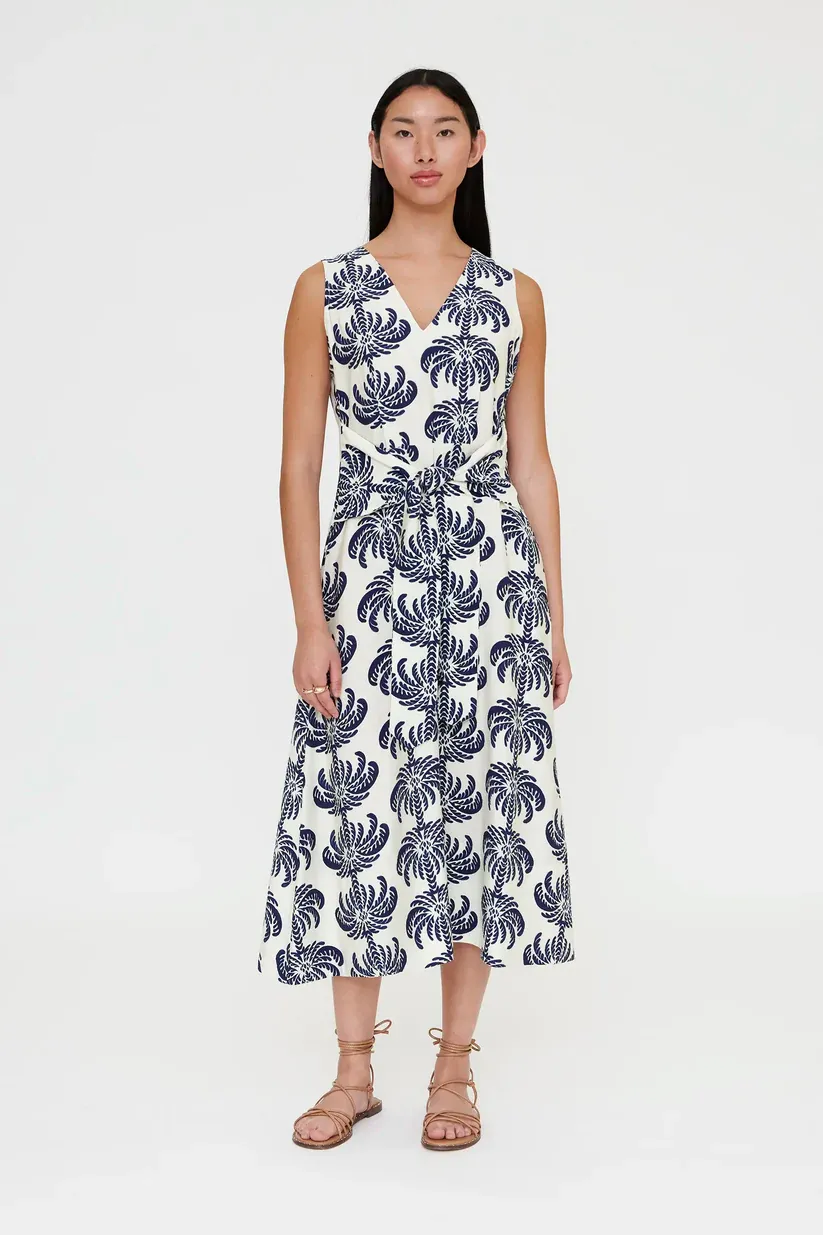 Wild Pony Palm Springs Print Midi Dress Wild Pony Palm Springs Print Midi Dress