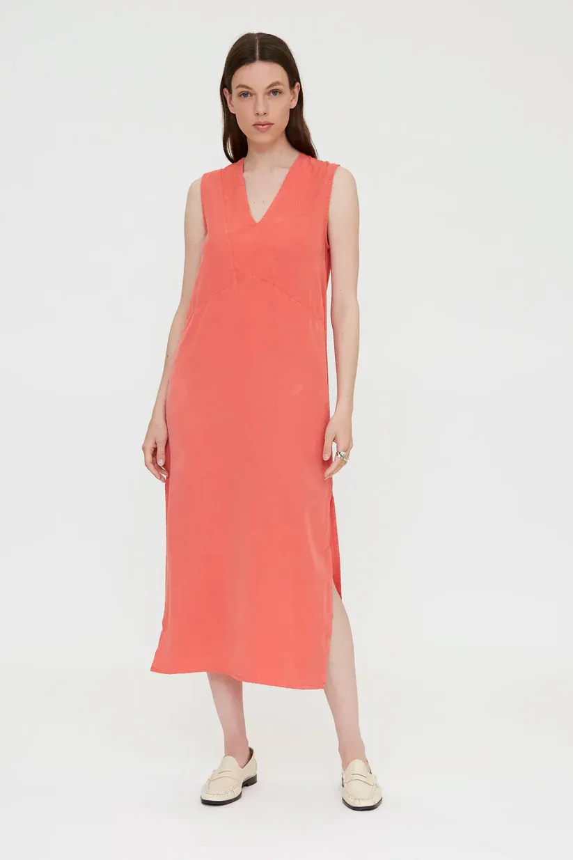 Wild Pony Coral Long Dress