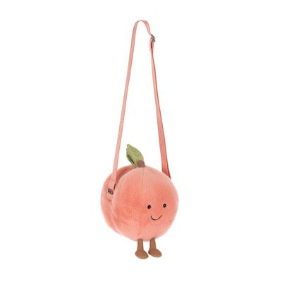 Jellycat Amuseables Peach Shoulder Bag Jellycat Amuseables Peach Shoulder Bag