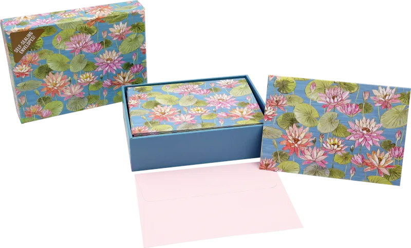 Peter Pauper Note Card Water Lilies