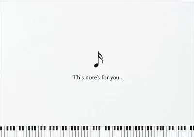 Peter Pauper Note Card Music