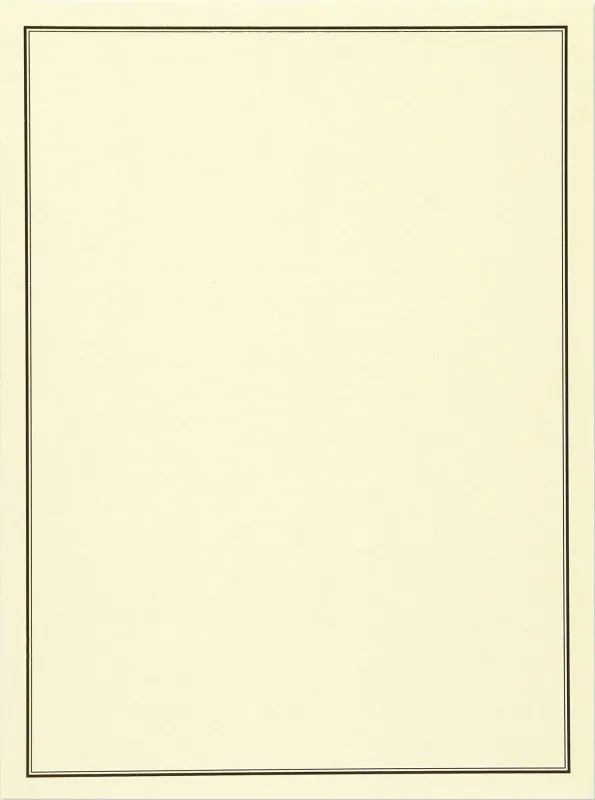 Peter Pauper Letter Perfect Stationary Black and Cream