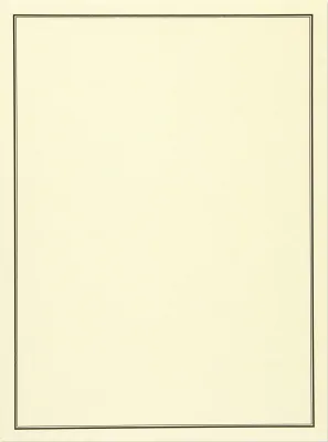 Peter Pauper Letter Perfect Stationary Black and Cream