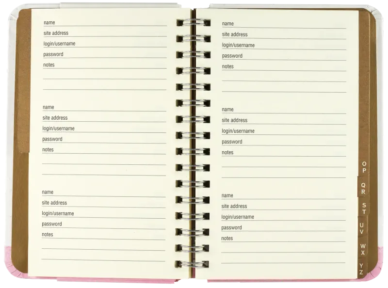 Peter Pauper Internet Log Book Tree of Hearts
