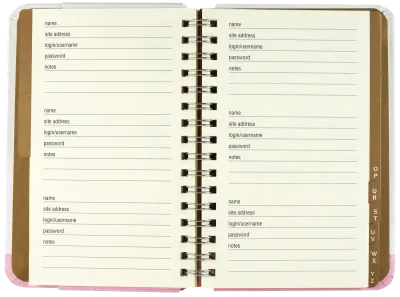 Peter Pauper Internet Log Book Tree of Hearts