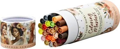 Peter Pauper Skin Tone Dual Tip Coloring Markers