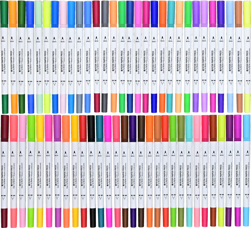 Peter Pauper Dual Tip Coloring Markers Set/60