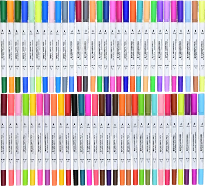 Peter Pauper Dual Tip Coloring Markers Set/60