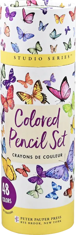 Peter Pauper Colored Pencil Set/48
