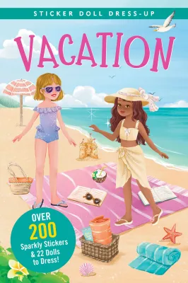 Peter Pauper Sticker Doll Dress Up Book Vacation