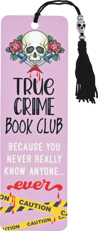Peter Pauper Beaded Bookmark True Crime Book Club