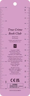 Peter Pauper Beaded Bookmark True Crime Book Club