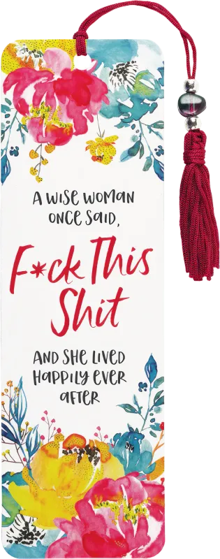 Peter Pauper Beaded Bookmark Wise Woman Once Said