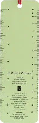 Peter Pauper Beaded Bookmark Wise Woman Once Said
