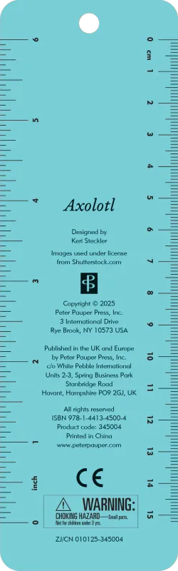 Peter Pauper Beaded Bookmark Axolotl