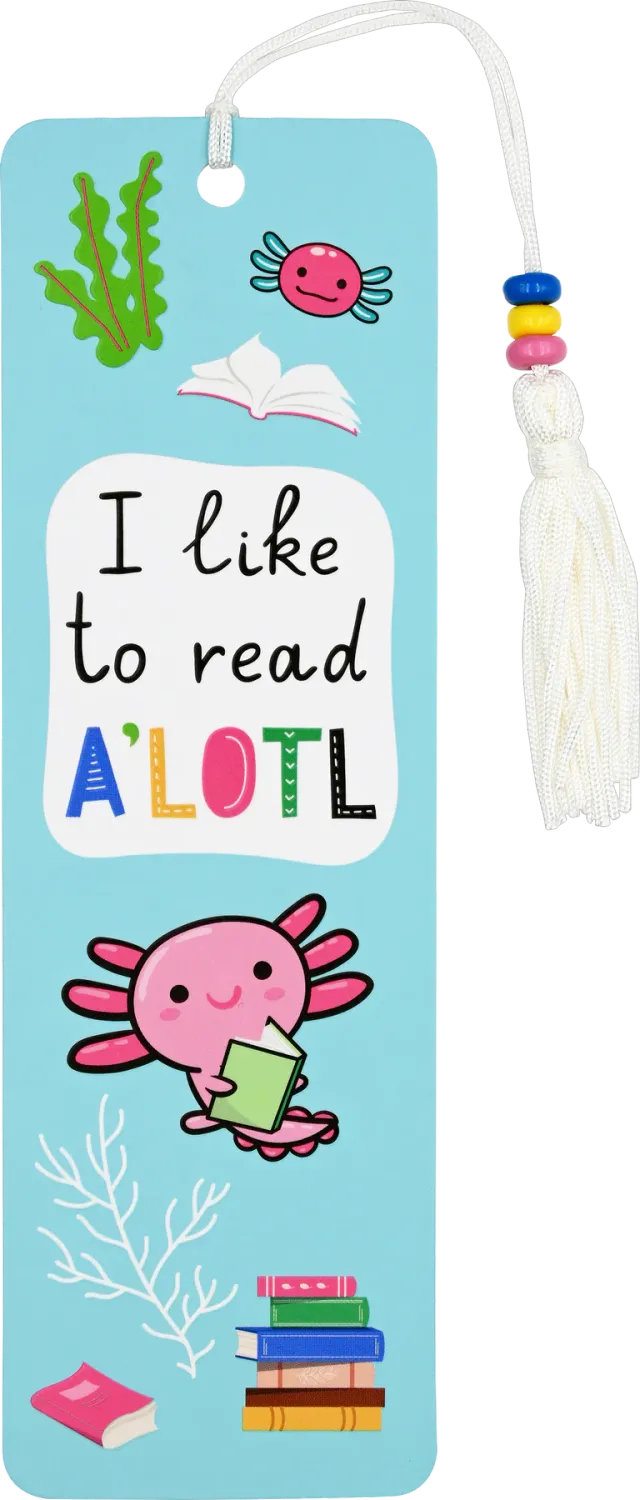 Peter Pauper Beaded Bookmark Axolotl