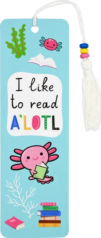 Peter Pauper Beaded Bookmark Axolotl