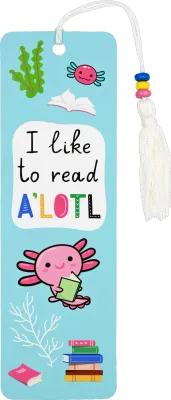 Peter Pauper Beaded Bookmark Axolotl