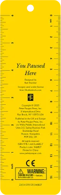 Peter Pauper Beaded Bookmark You Pawsed Here