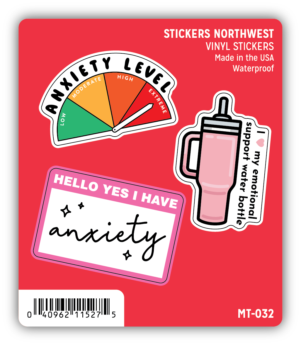Stickers Northwest Anxiety Mini Trio