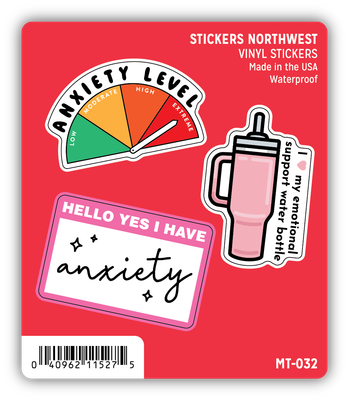 Stickers Northwest Anxiety Mini Trio