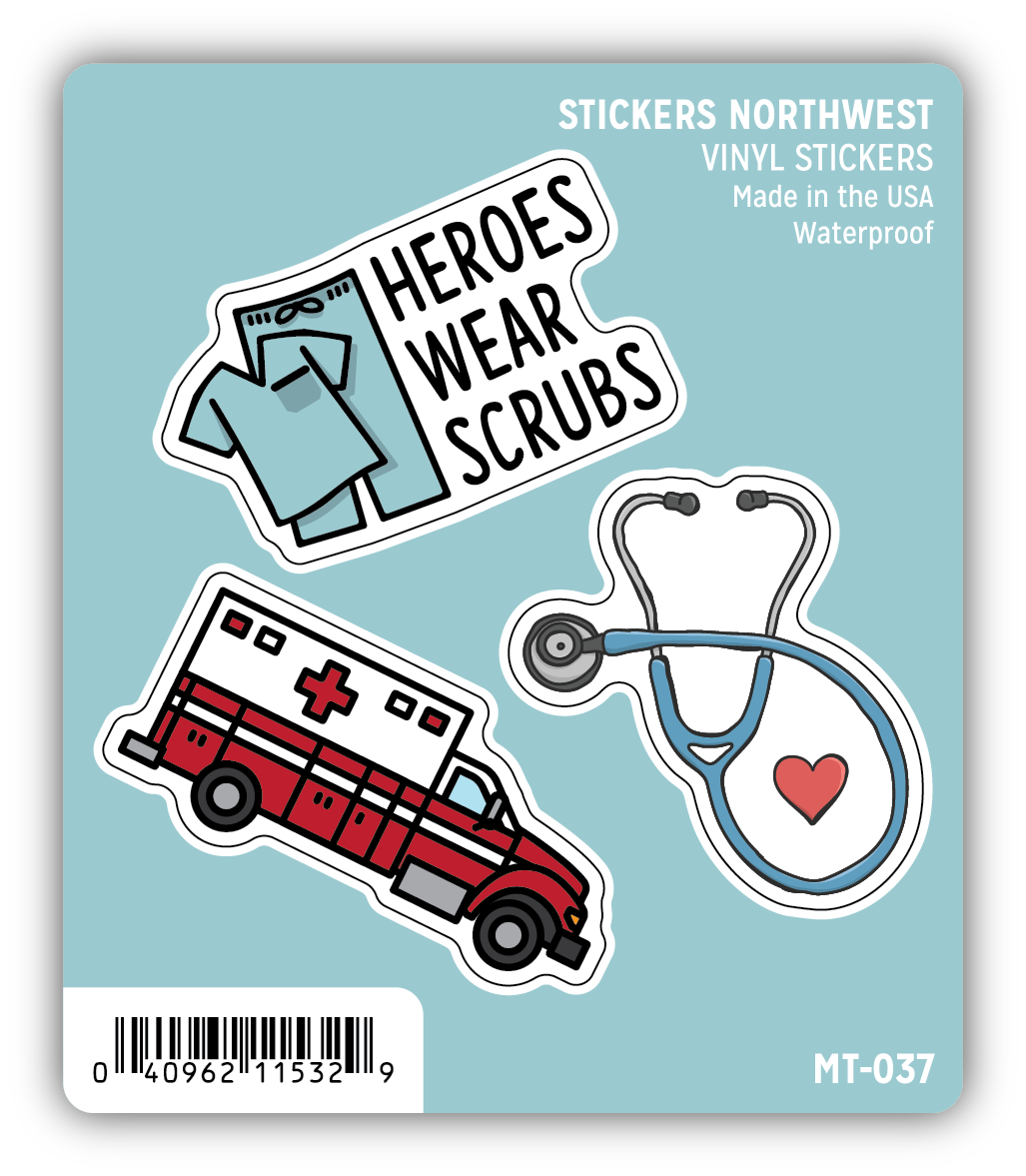 Stickers Northwest Medical Mini Trio