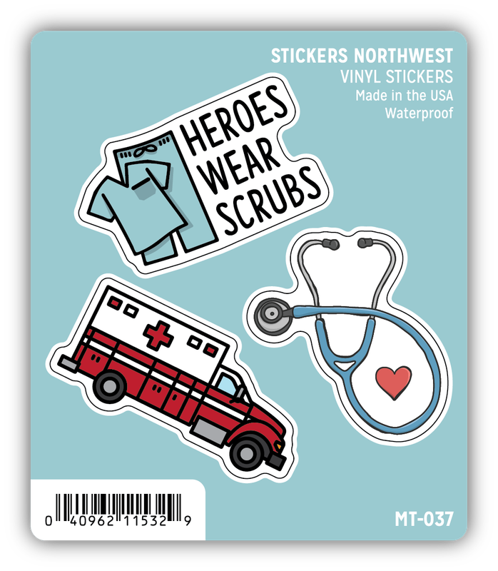 Stickers Northwest Medical Mini Trio