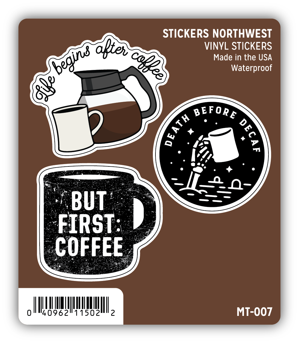 Stickers Northwest Coffee Mini Trio
