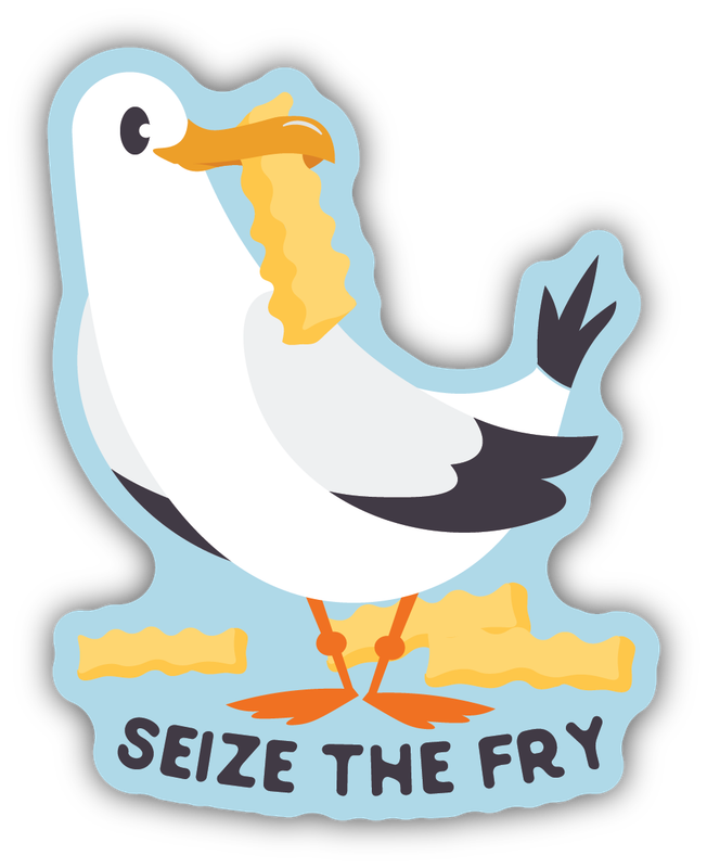 Stickers Northwest Seize the Fry Seagull