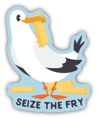 Stickers Northwest Seize the Fry Seagull