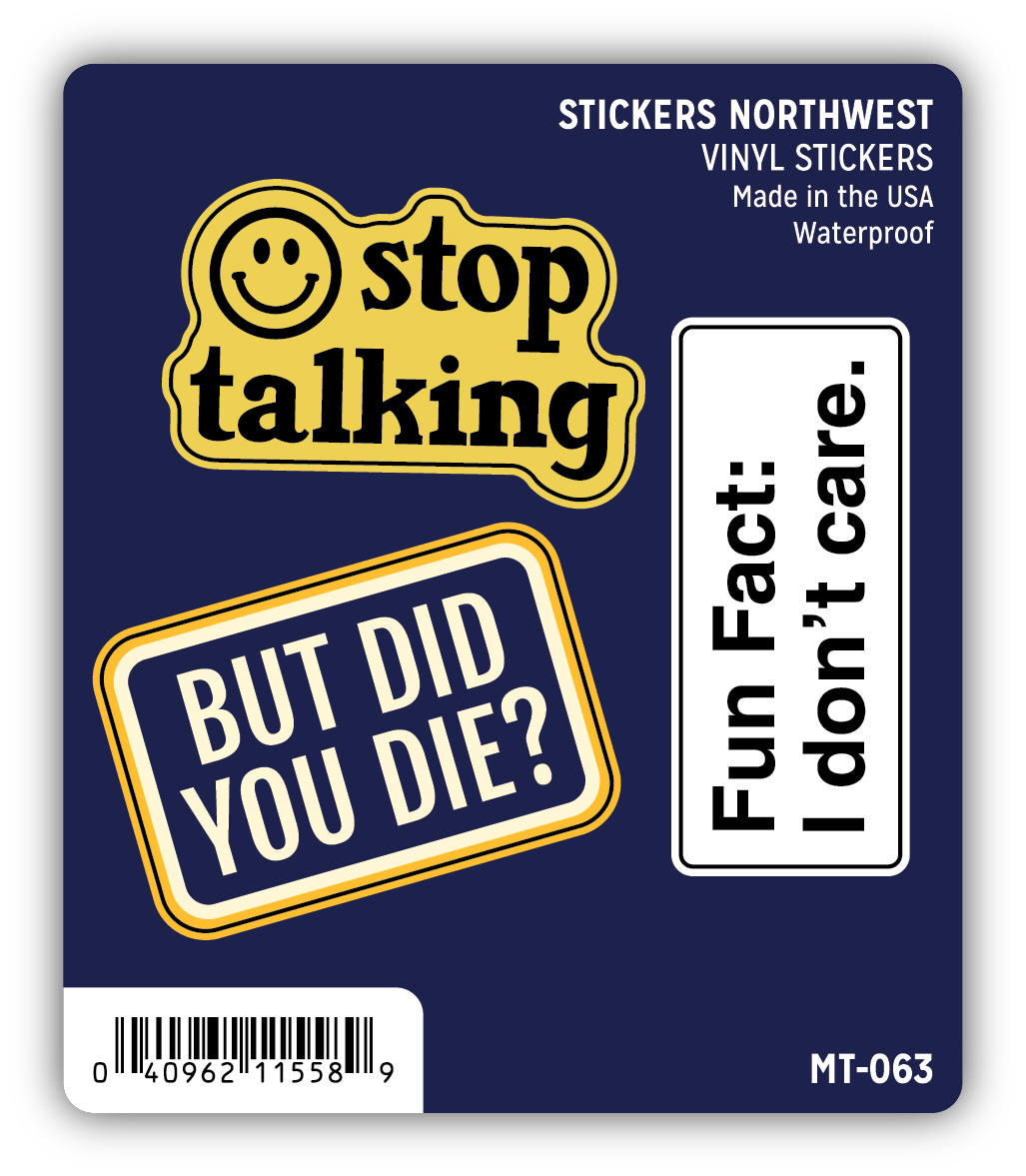 Stickers Northwest Snarky Phrases Mini Trio