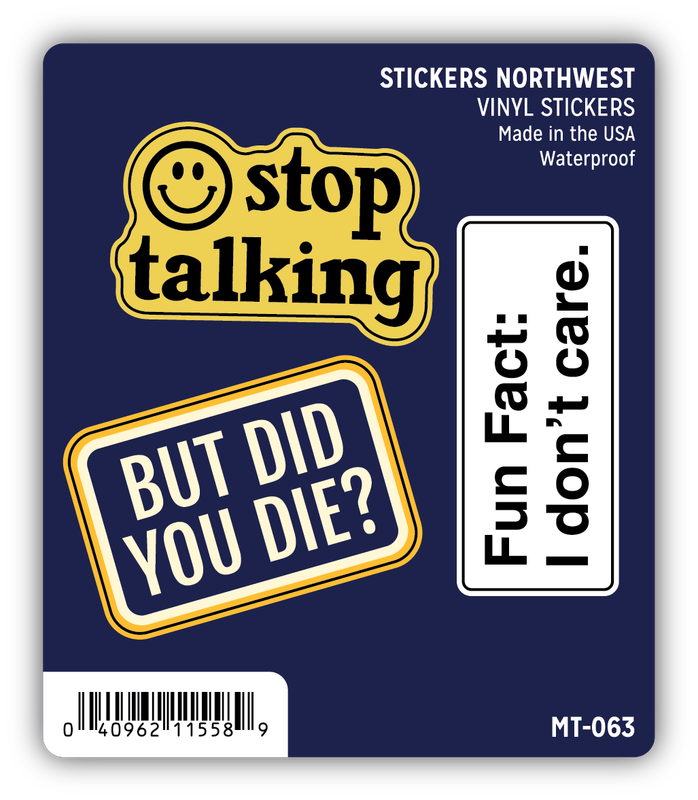 Stickers Northwest Snarky Phrases Mini Trio